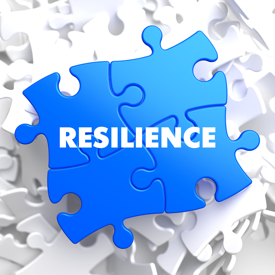 bigstock Resilience Word on Blue Puzz 65988172