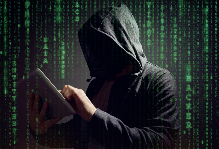 bigstock Computer hacker with digital t 186622270